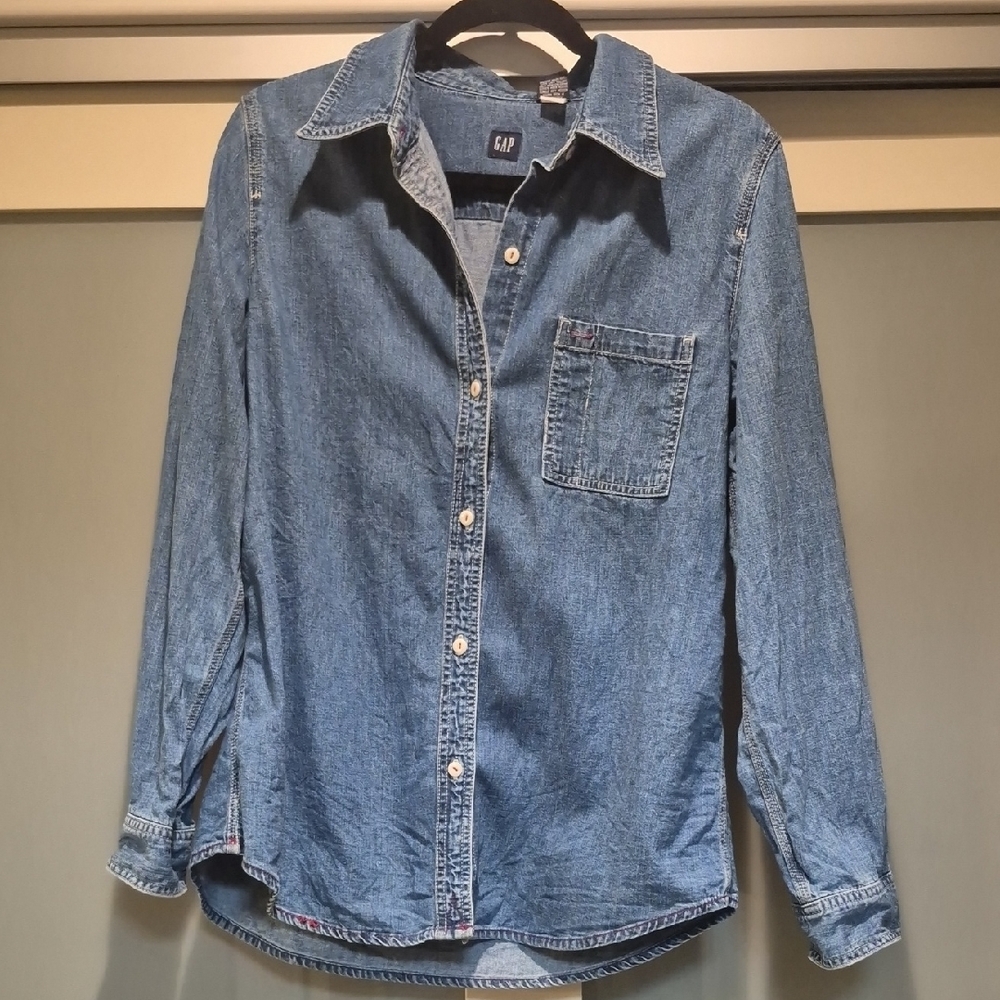 GAP Blue Denim Shirt with Pocket